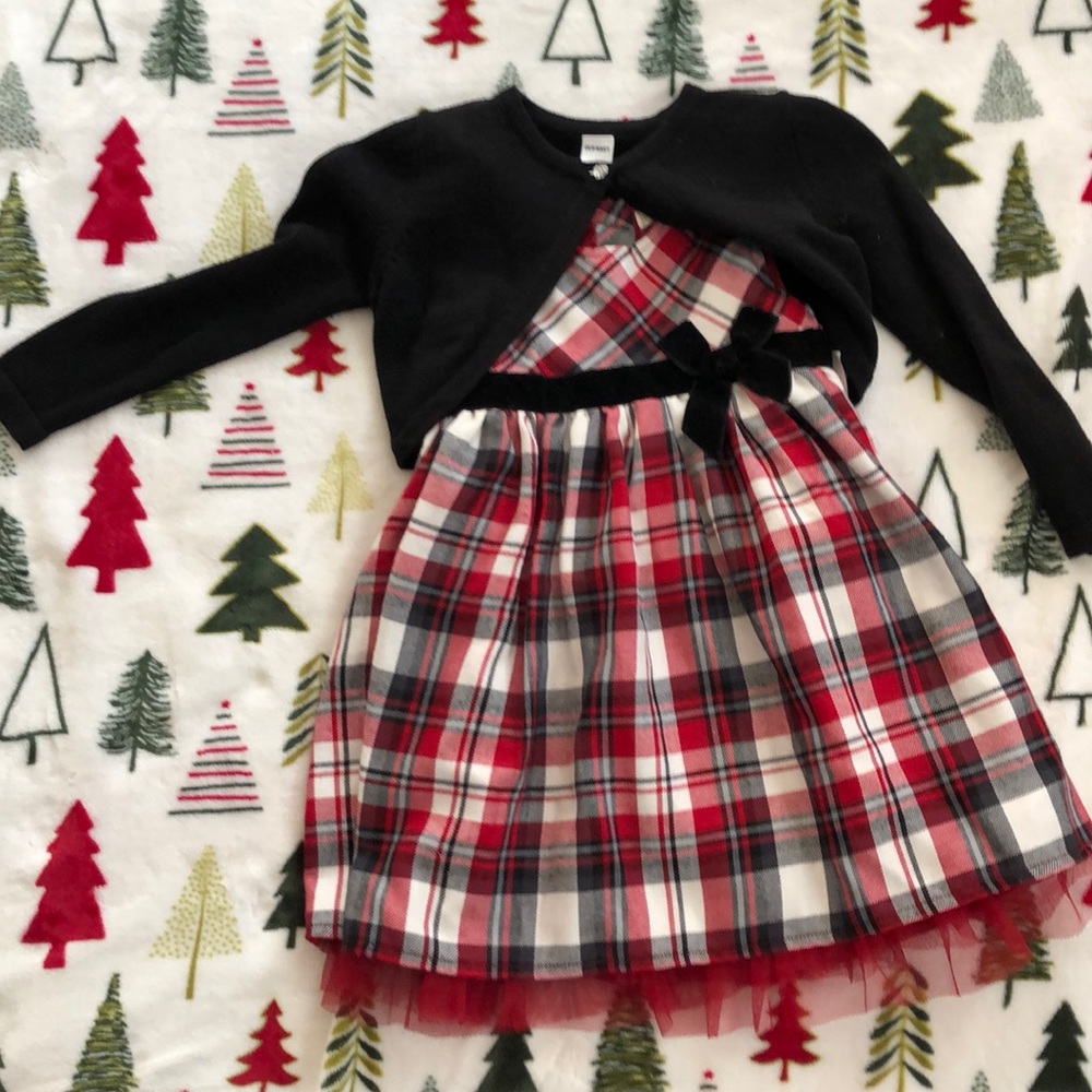 Children’s Place dress & Old Navy sweater size 3T
